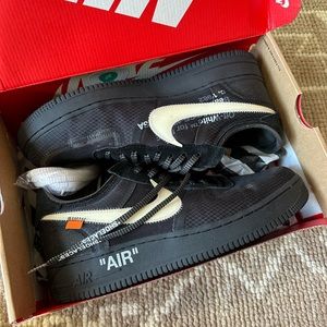 2018 Off-White x Air Force 1 Low 'Black'
